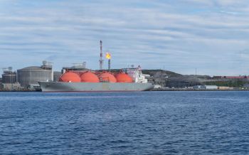 LNG plant on Melkoya Island, Norway